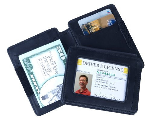 KT-136 DeepPocket Money Clip Leather Wallet with SeeID (Deluxe) Model